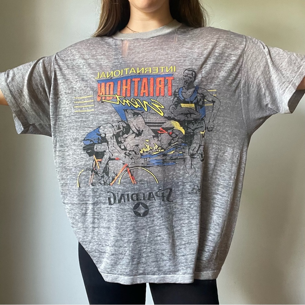Delicate Grey Vintage T-shirt